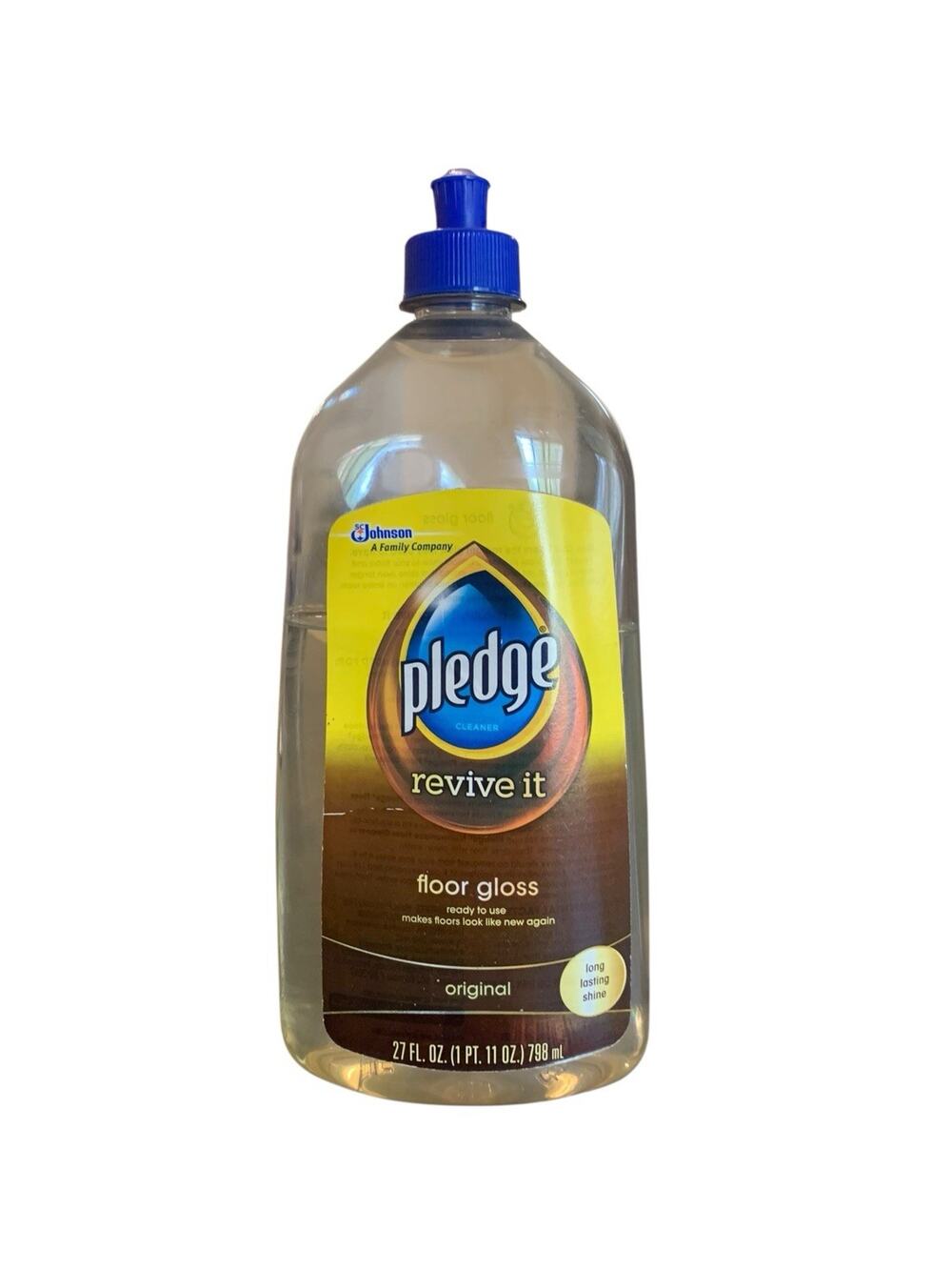 75% Full - Pledge Revive It Floor Gloss Polish Long Lasting Shine Original 27oz